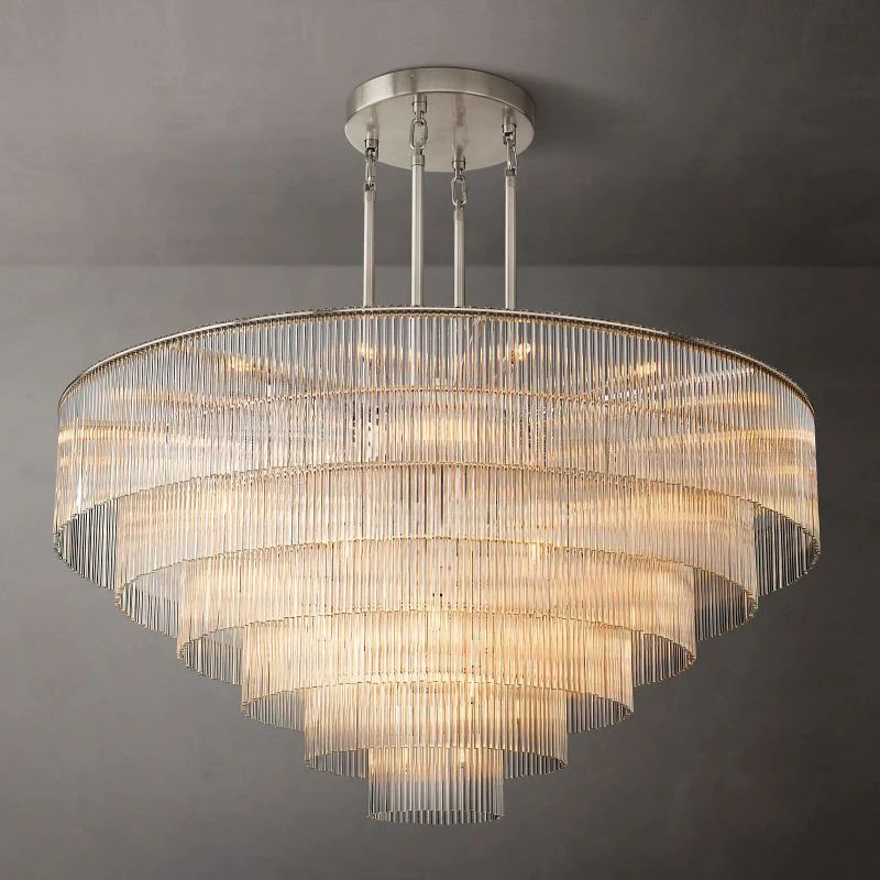 Armand Round Glass Chandelier 60"