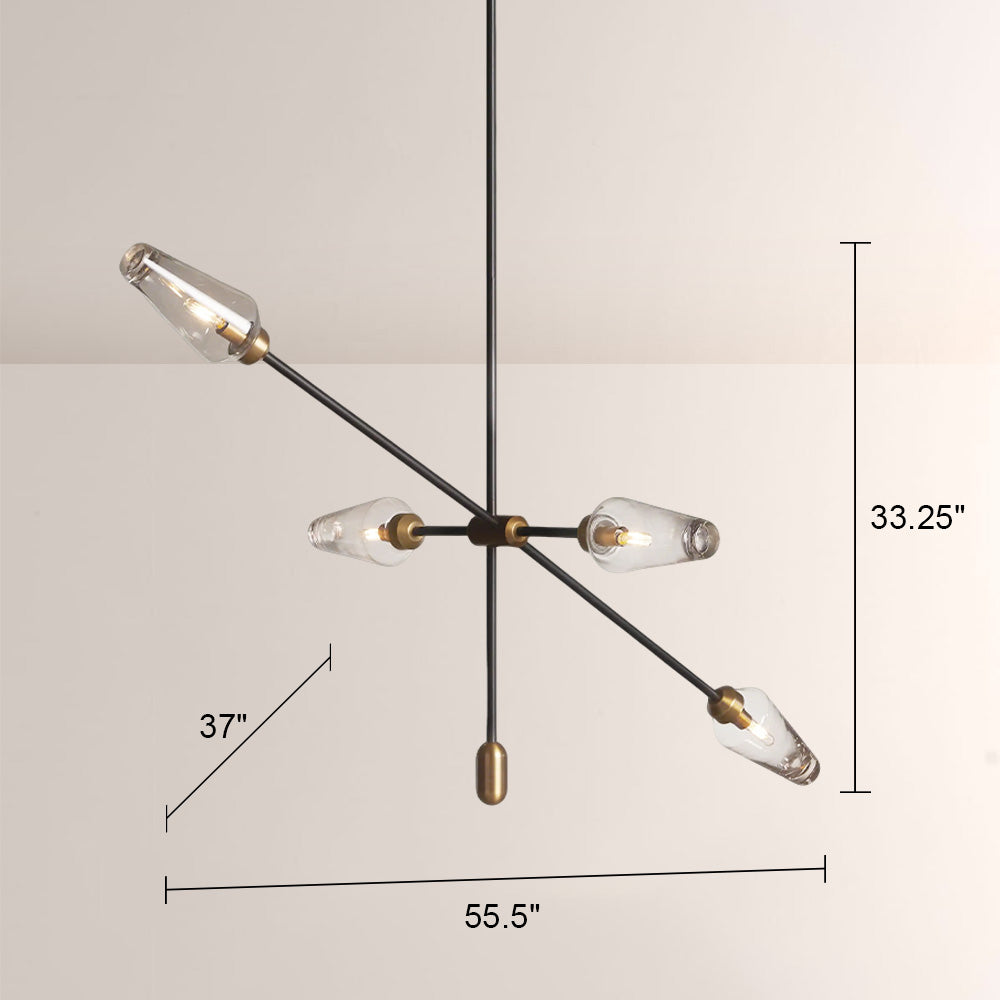 Arraw Bronze Chandelier