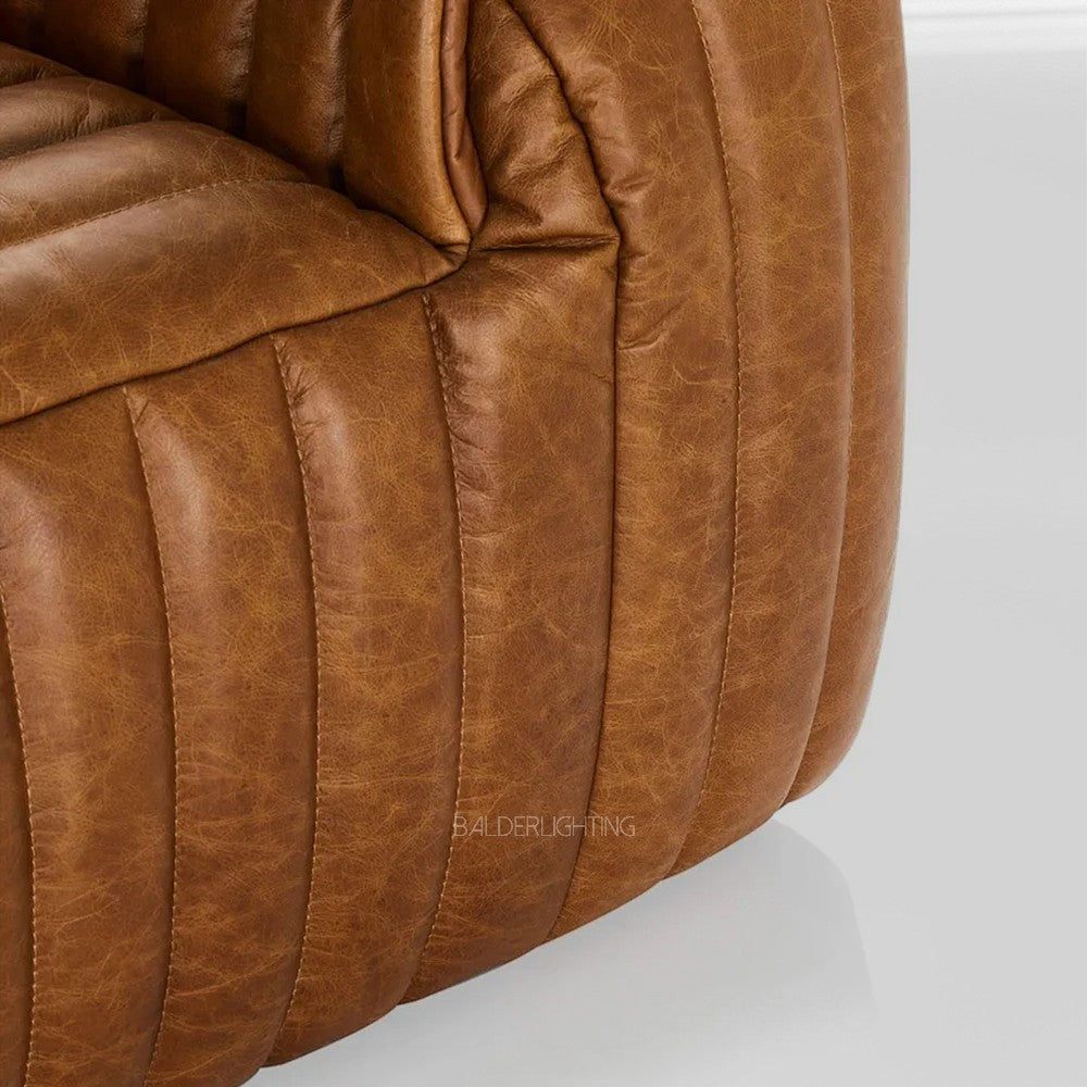 Aspan Leather Occasional Chair