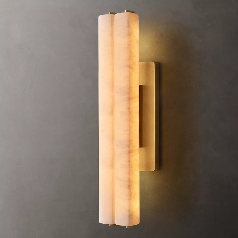 Audiobon Alabaster Double Sconce