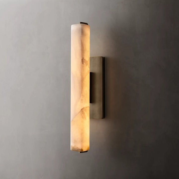 Audiobon Alabaster Single Sconce