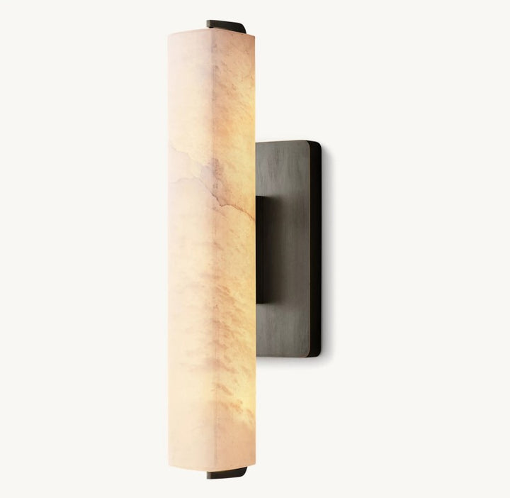 Audiobon Alabaster Single Sconce