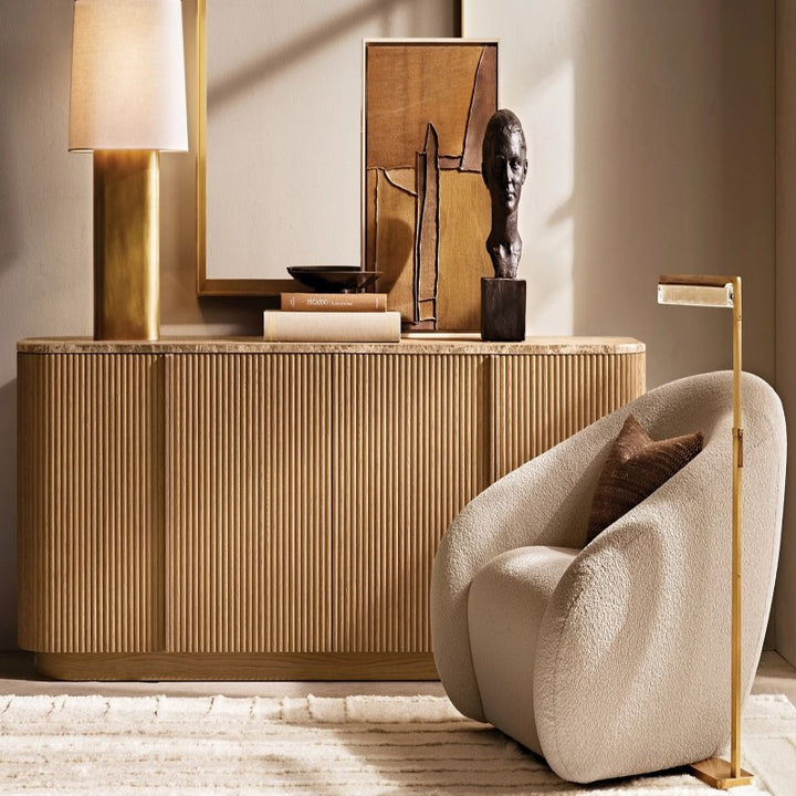 Audiobon Crystal Task Floor Lamp
