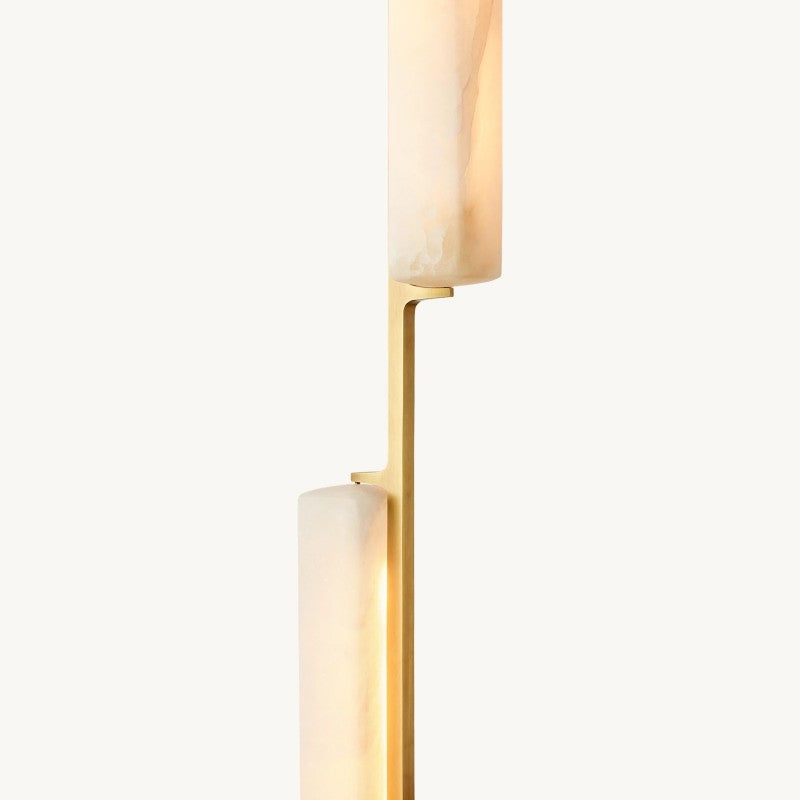 Audiobon  Alabaster Linear Chandelier 54"