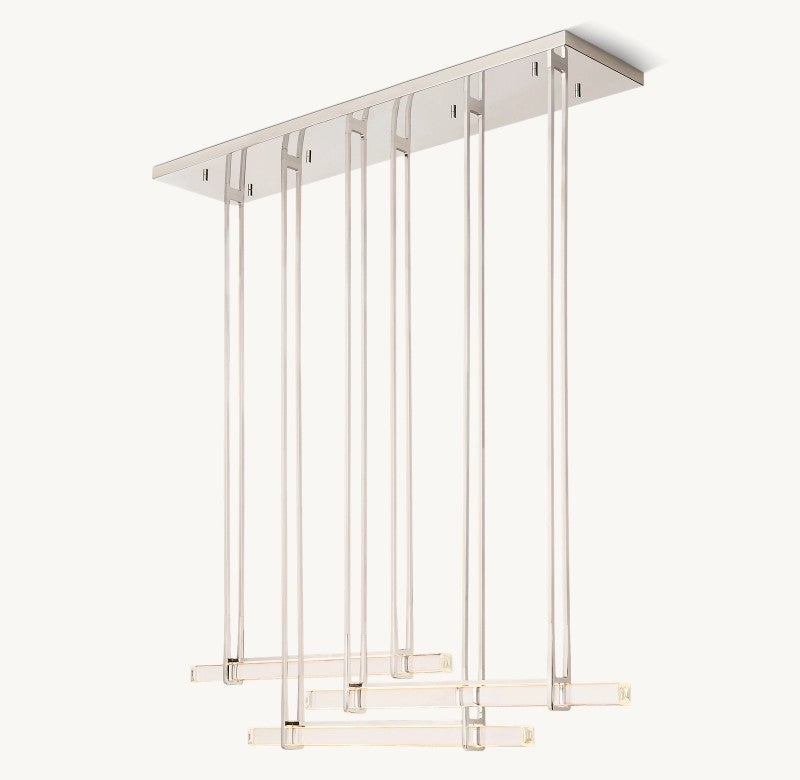 Audiobon Triple Bar Linear Dining Room Chandelier