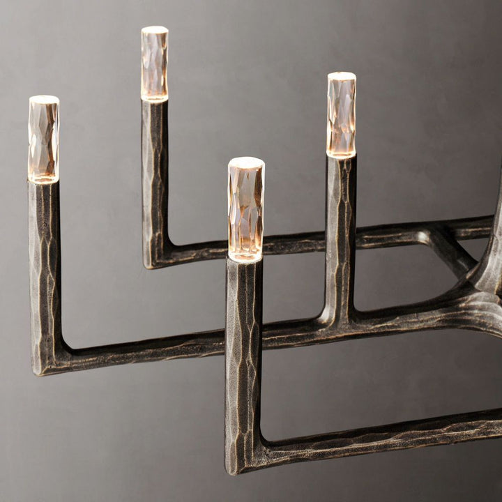 Avarit Forged Linear Chandelier 54"W