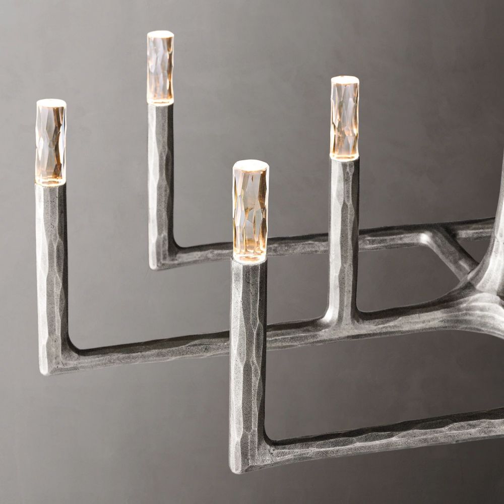 Avarit Forged Linear Chandelier 72"W