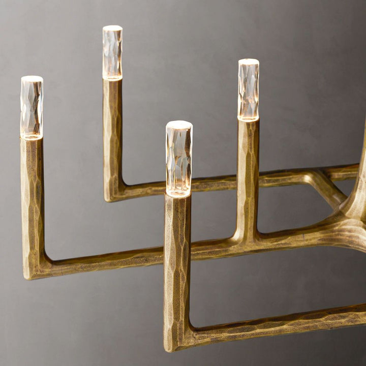 Avarit Forged Linear Chandelier 72"W