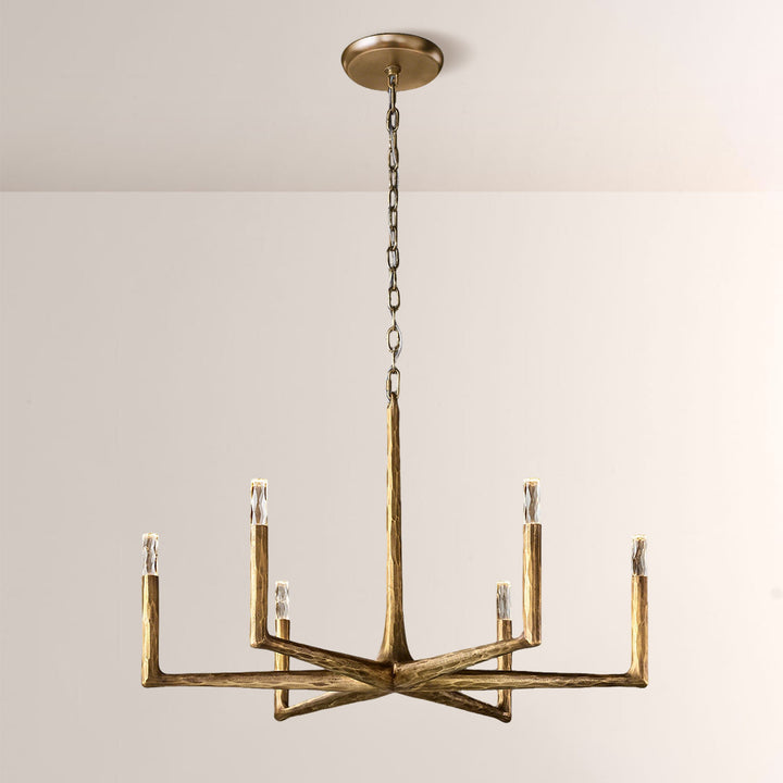 Avarit Glass Round Chandelier 36"