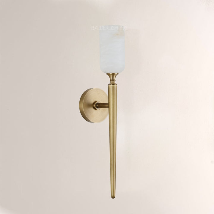 Alabaster Axis 1 Light Wall Sconce 21.6H