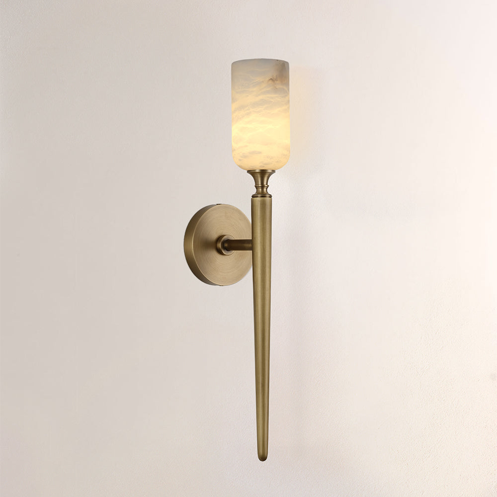 Alabaster Axis 1 Light Wall Sconce 21.6H