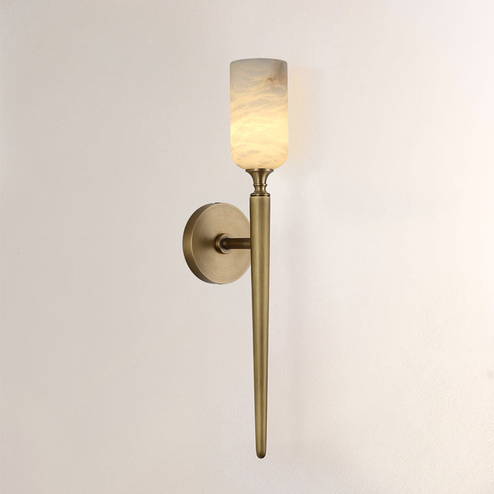 Alabaster Axis 1 Light Wall Sconce 21.6H