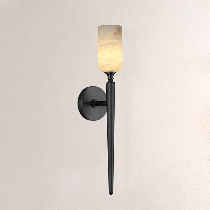 Alabaster Axis 1 Light Wall Sconce 21.6H