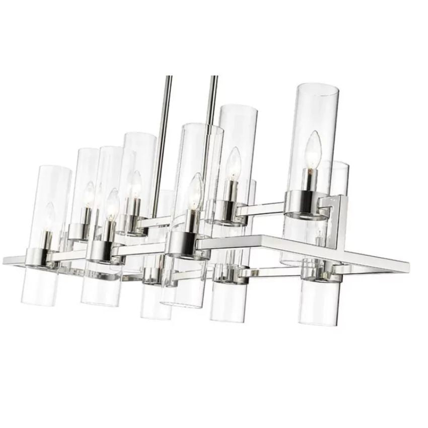 Brio Rectangles Chandelier 43"