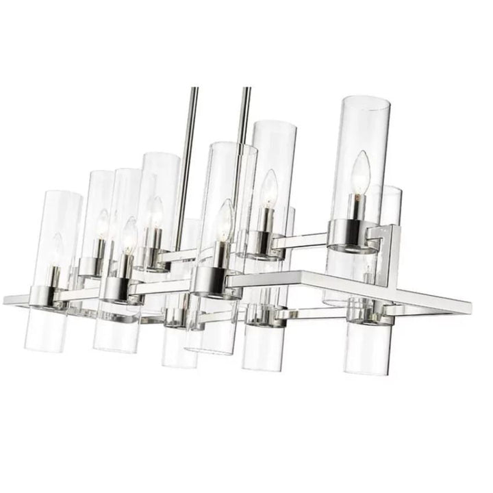 Brio Rectangles Chandelier 43"