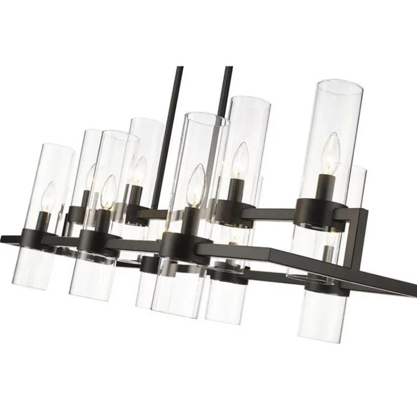 Brio Rectangles Chandelier 43"