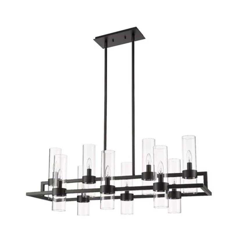 Brio Rectangles Chandelier 43"