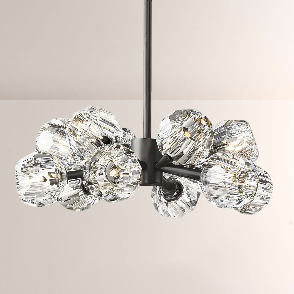 Balle Clear Crystal Chandelier 24''D