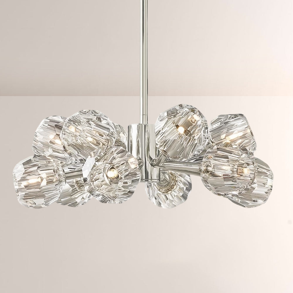 Balle Clear Crystal Chandelier 24''D