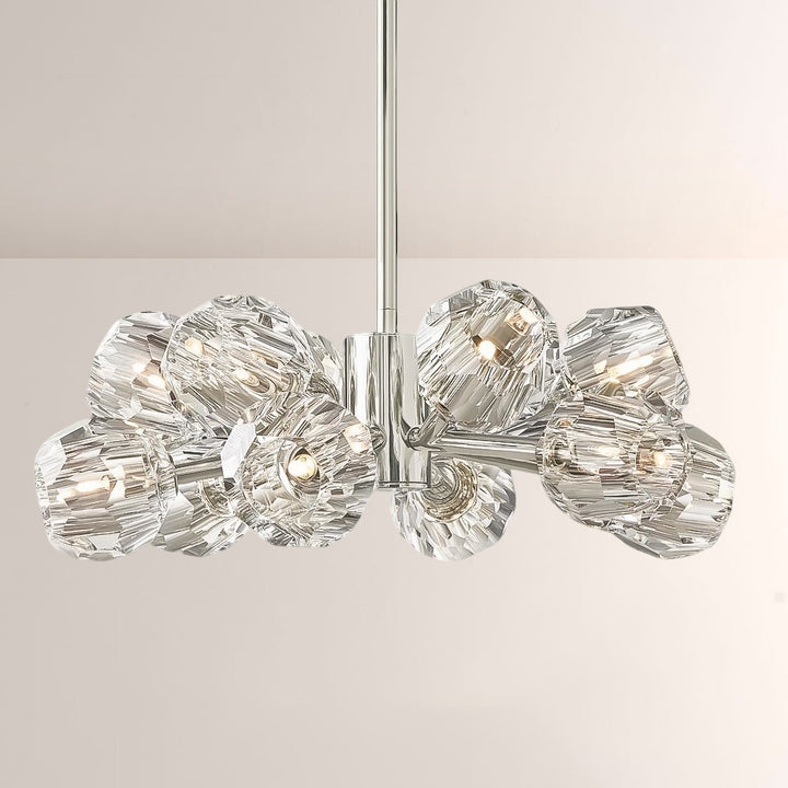 Balle Clear Crystal Chandelier 24''D