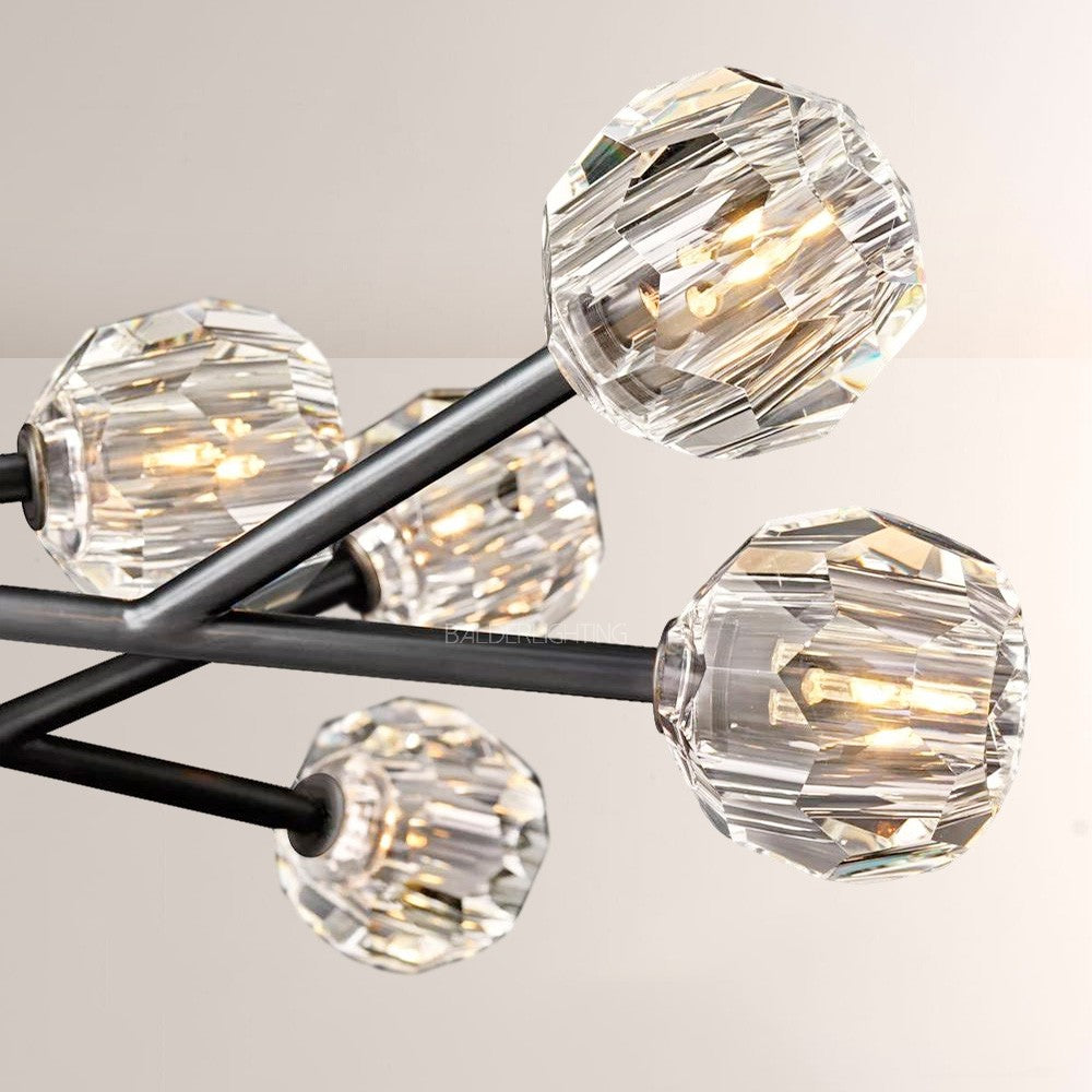 Balle Clear Crystal Chandelier 24''D