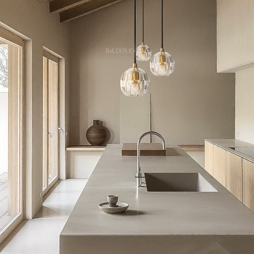 Balle Crystal Cord Island Pendant