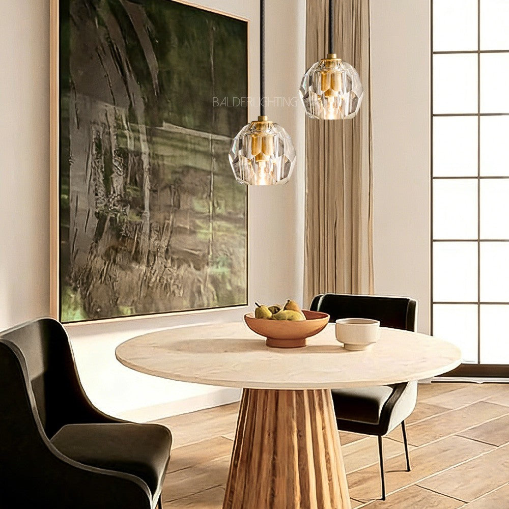 Balle Crystal Cord Island Pendant