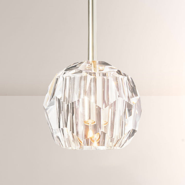 Balle Cristal Glass Rod Pendant
