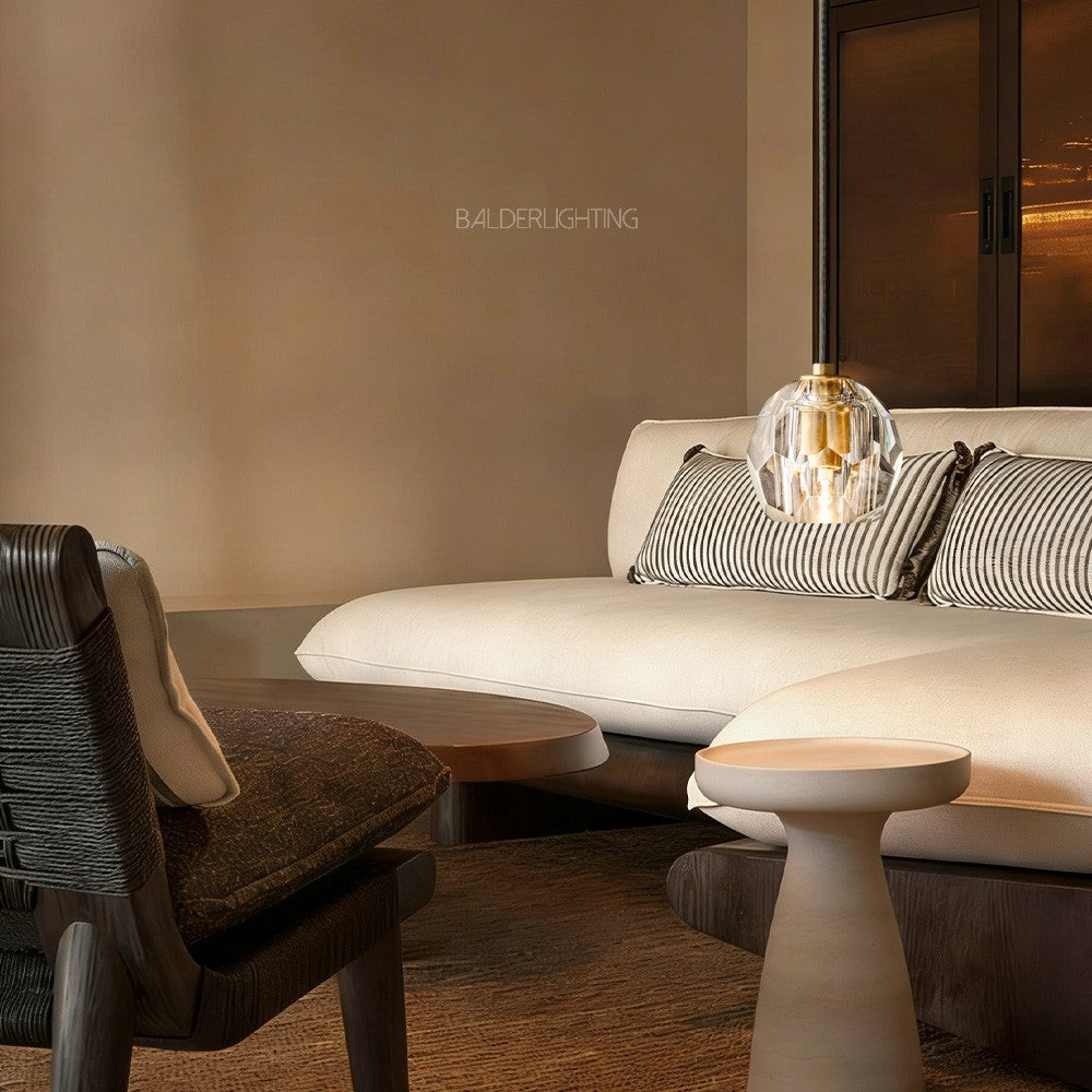 Balle Cristal Glass Rod Pendant