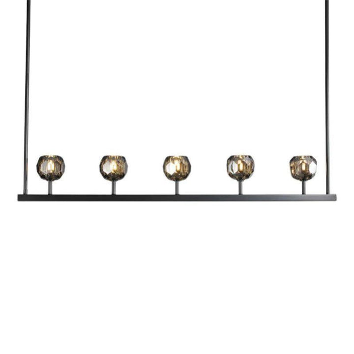 Balle Crystal Linear  Dining Room Chandelier 48"