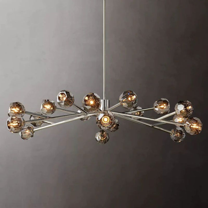 Balle Crystal Round Chandelier 60"