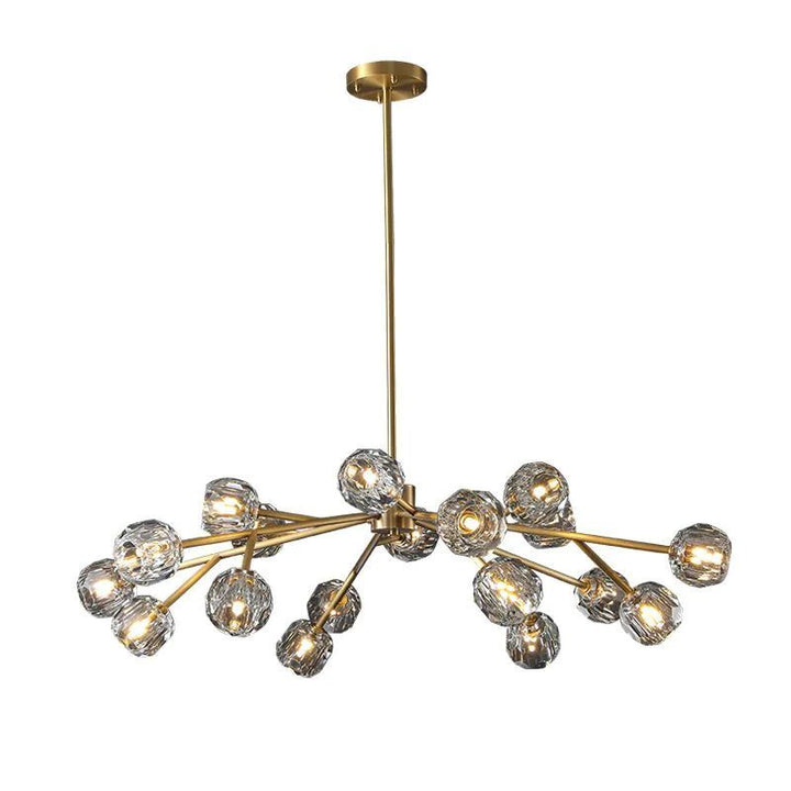 Balle Crystal Round Chandelier D48"