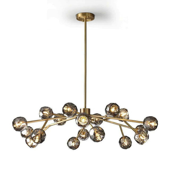 Balle Crystal Round Chandelier D48"