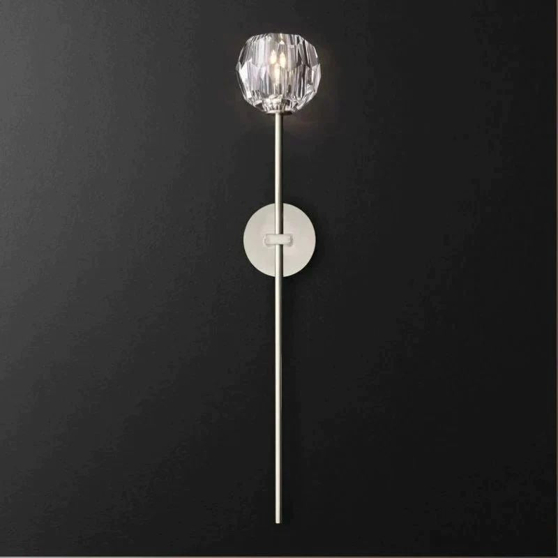 Balle Smoke/Clear Crystal Grand Wall Sconce