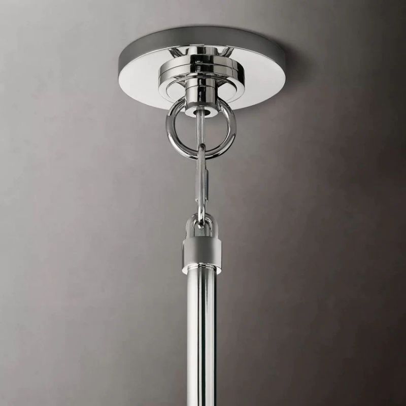 Balle Smoke Crystal Chandelier D24"