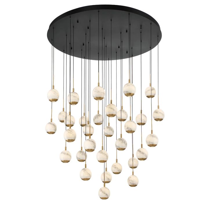 Bary Lights Round LED Chandelier