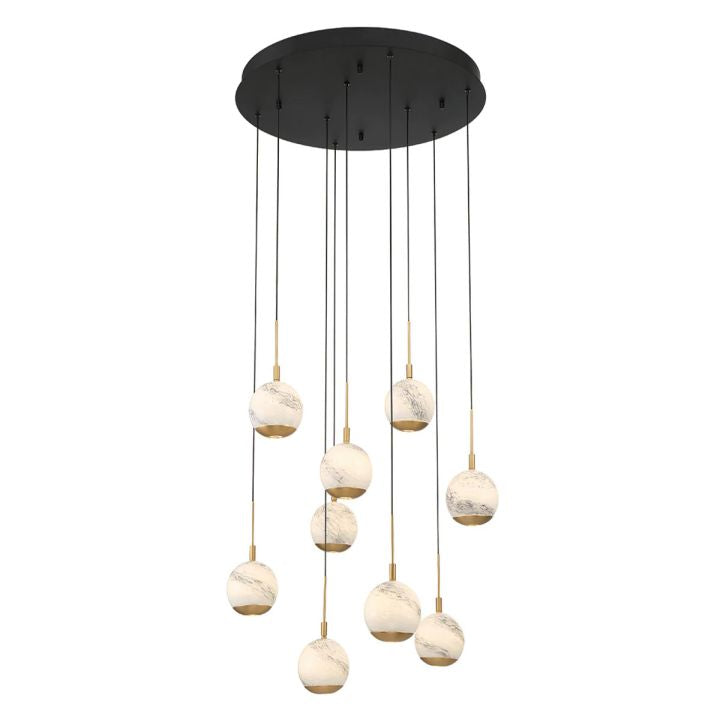 Bary Lights Round LED Chandelier