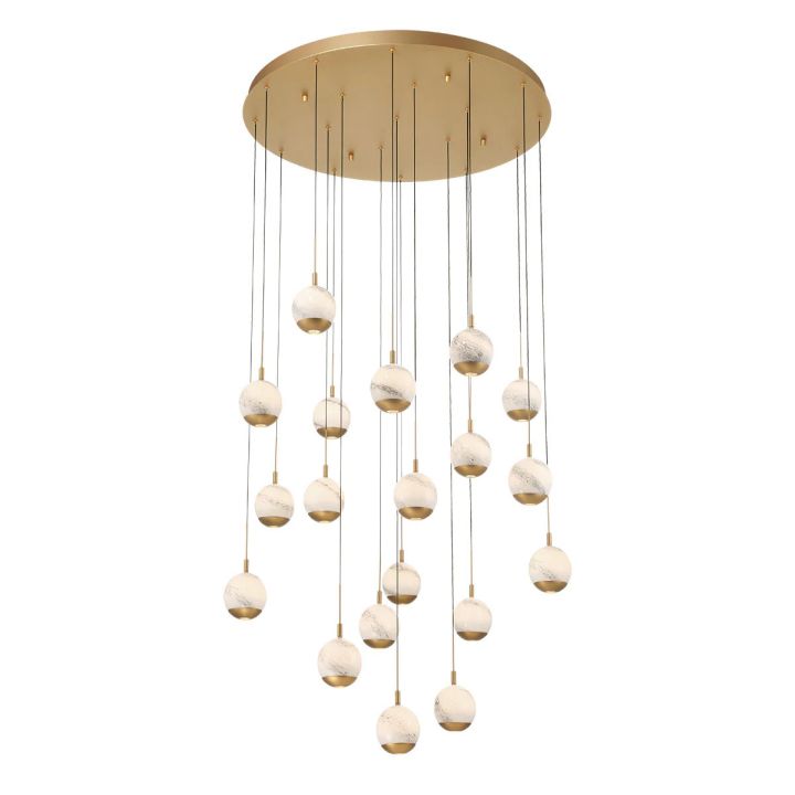 Bary Lights Round LED Chandelier