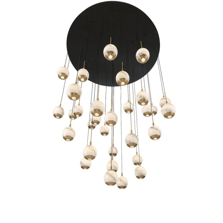 Bary Lights Round LED Chandelier