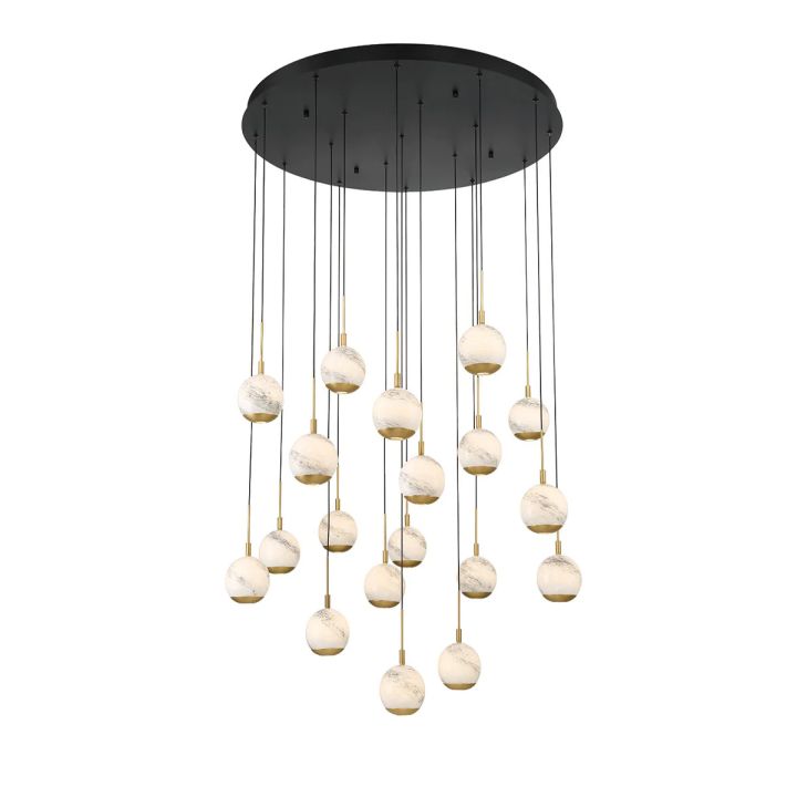 Bary Lights Round LED Chandelier