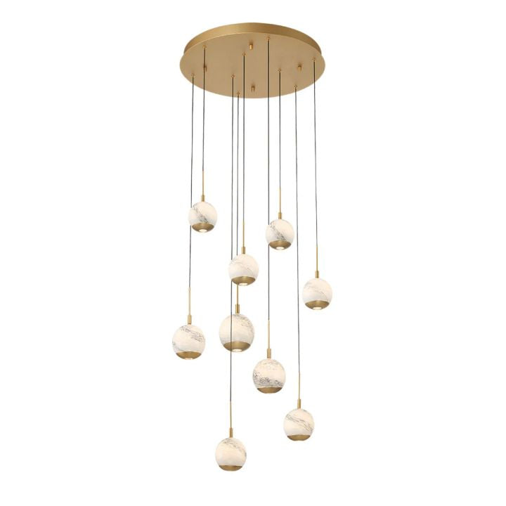 Bary Lights Round LED Chandelier