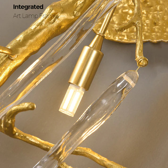 Beathe Light Luxury Crystal Branch Wall Sconce