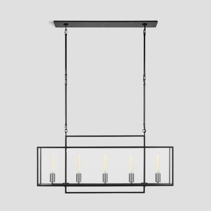 Bekel Linear Glass Chandelier