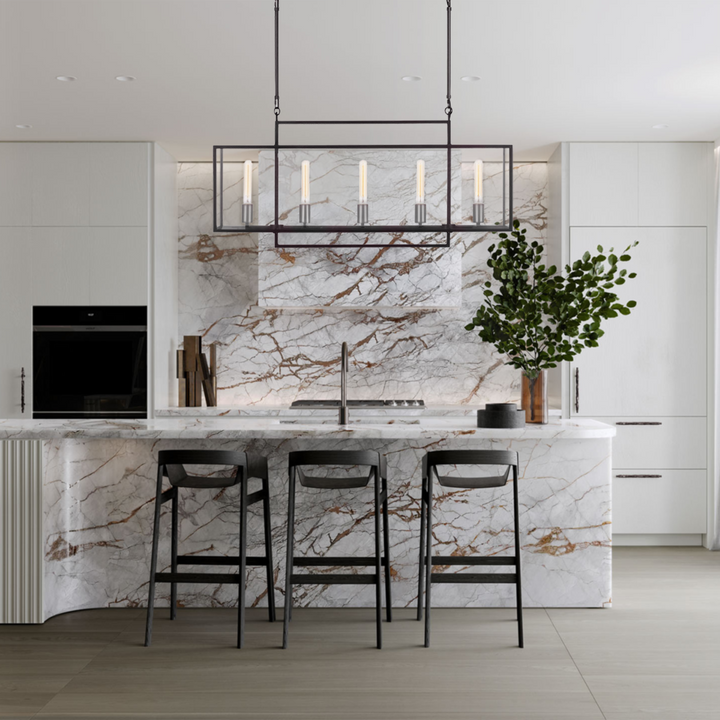Bekel Linear Glass Chandelier