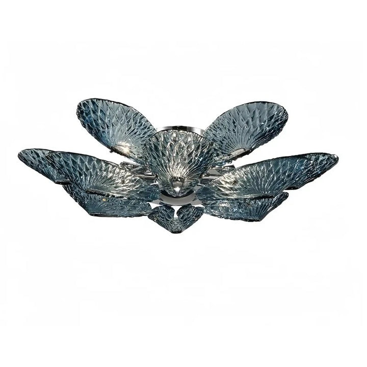Bella Murano Glass Flower Flushmount