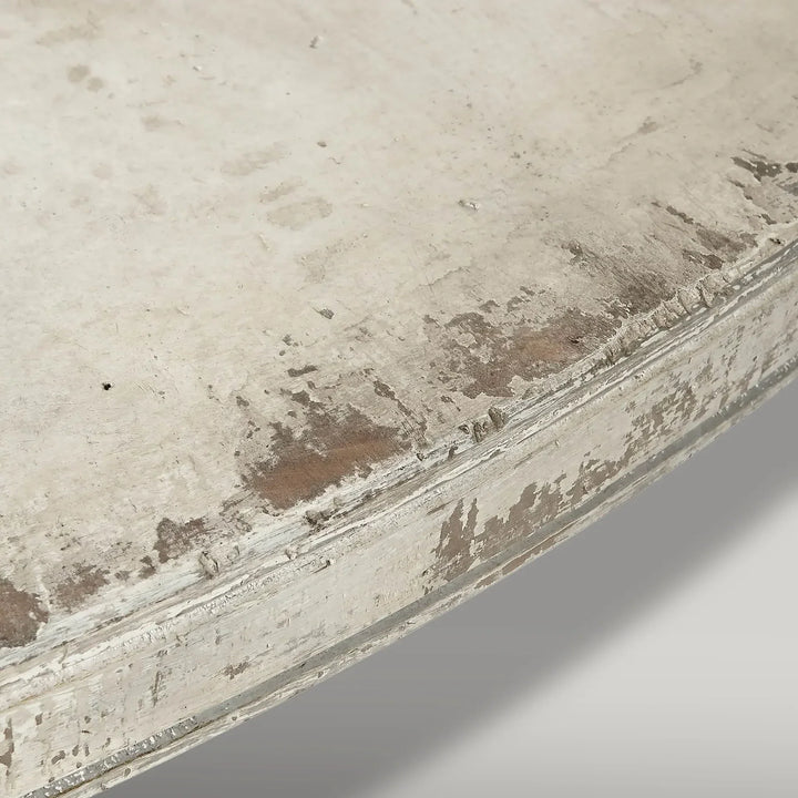 Bianco Hand-Painted Round Pedestal Dining Table