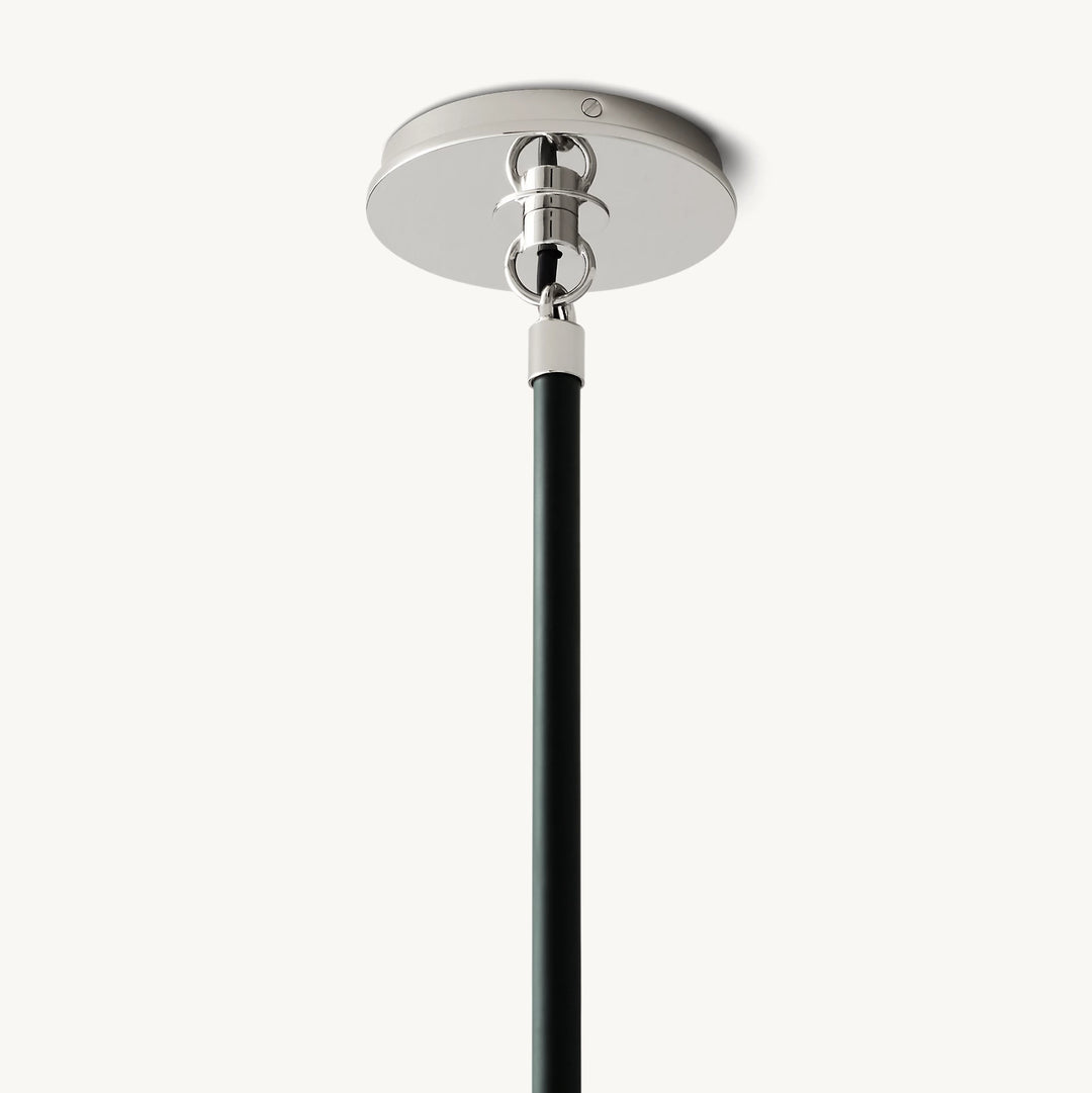 Bistro Globe Glass Chandelier 56"