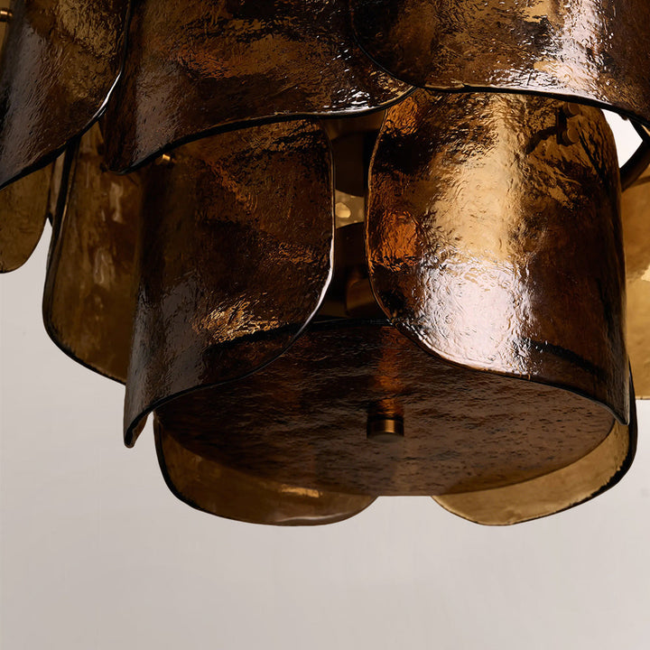 Blaire Tiered Blown Glass Chandelier