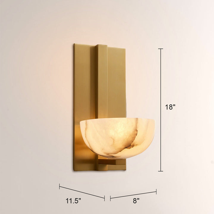Bmire Bowl Shade Wall Sconce