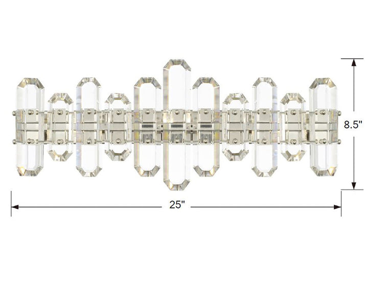 Bolton 3 Light Bath Wall Sconce